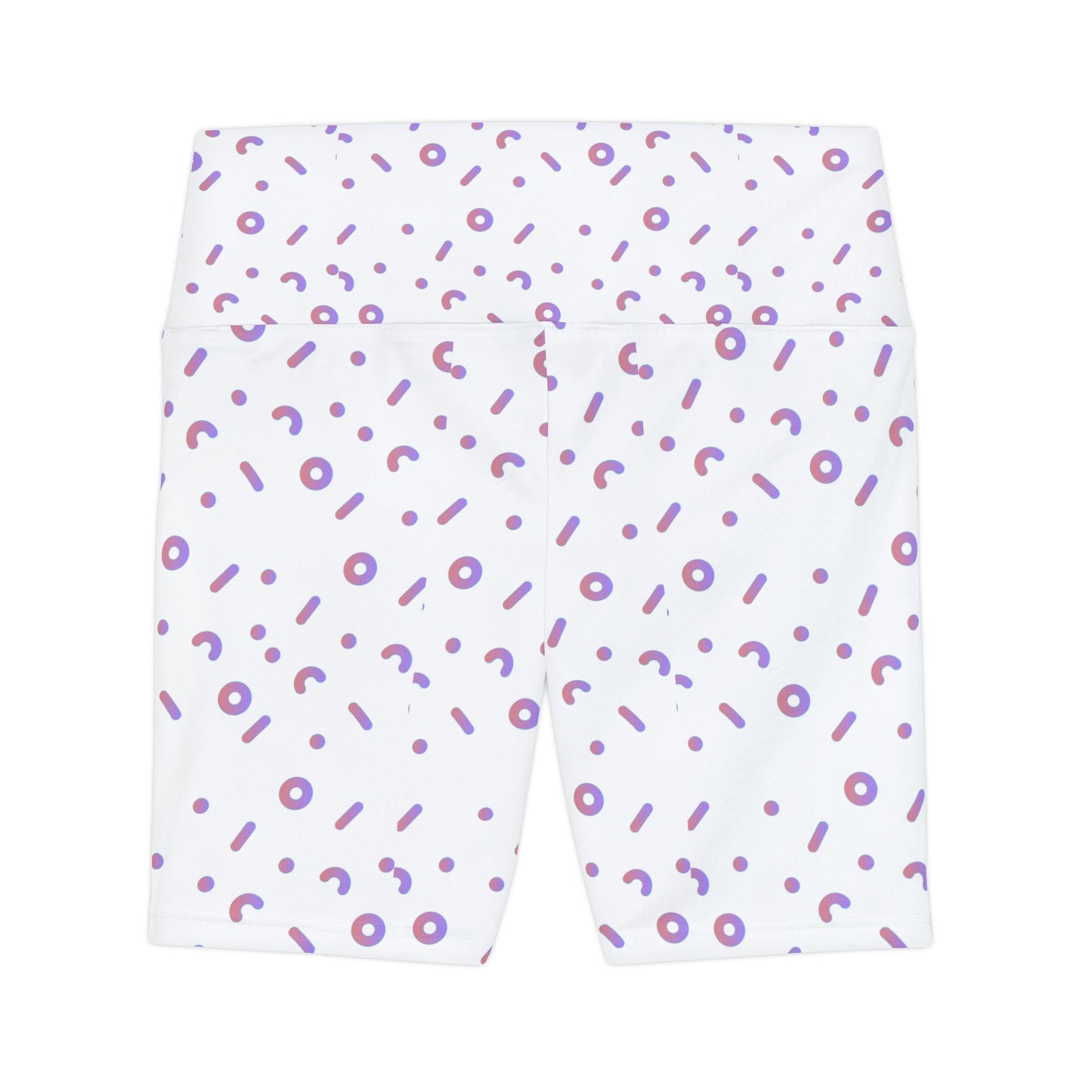 Fun Patterned Women's Workout Shorts - Stylish & Comfortable Activewear