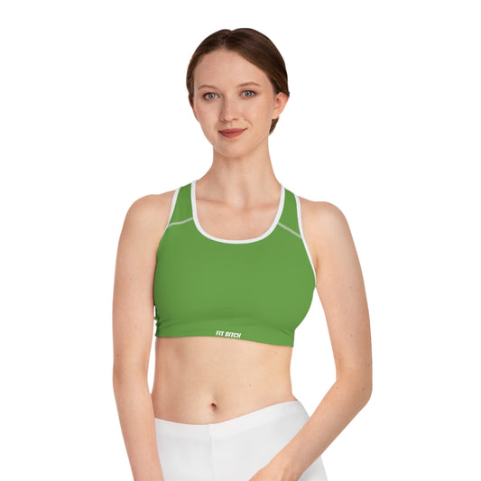 Empowering Fitness Sports Bra - Fit Bitch Design, Activewear, Workout Gear, Fitness Apparel, Gym Essentials