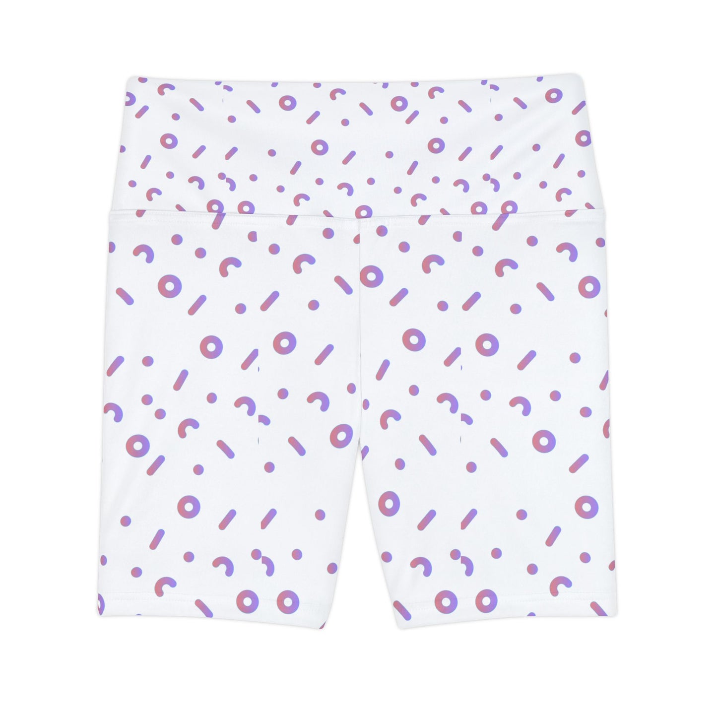 Fun Patterned Women's Workout Shorts - Stylish & Comfortable Activewear