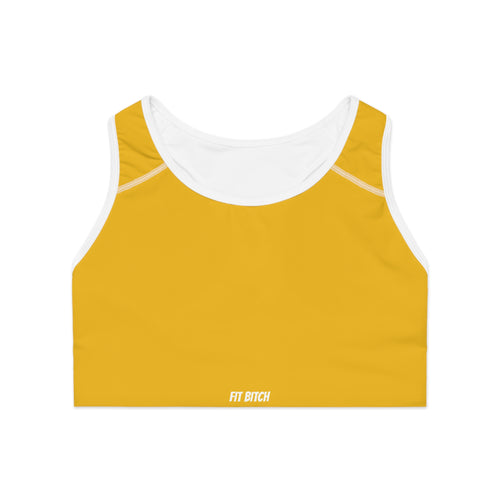 Cheerful Sports Bra for Active Women, Fitness, Workout Gear, Athletic Apparel, Gym Wear, Exercise Top