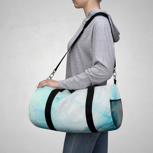 Watercolor Inspired Duffel Bag – Stylish Gym & Travel Tote