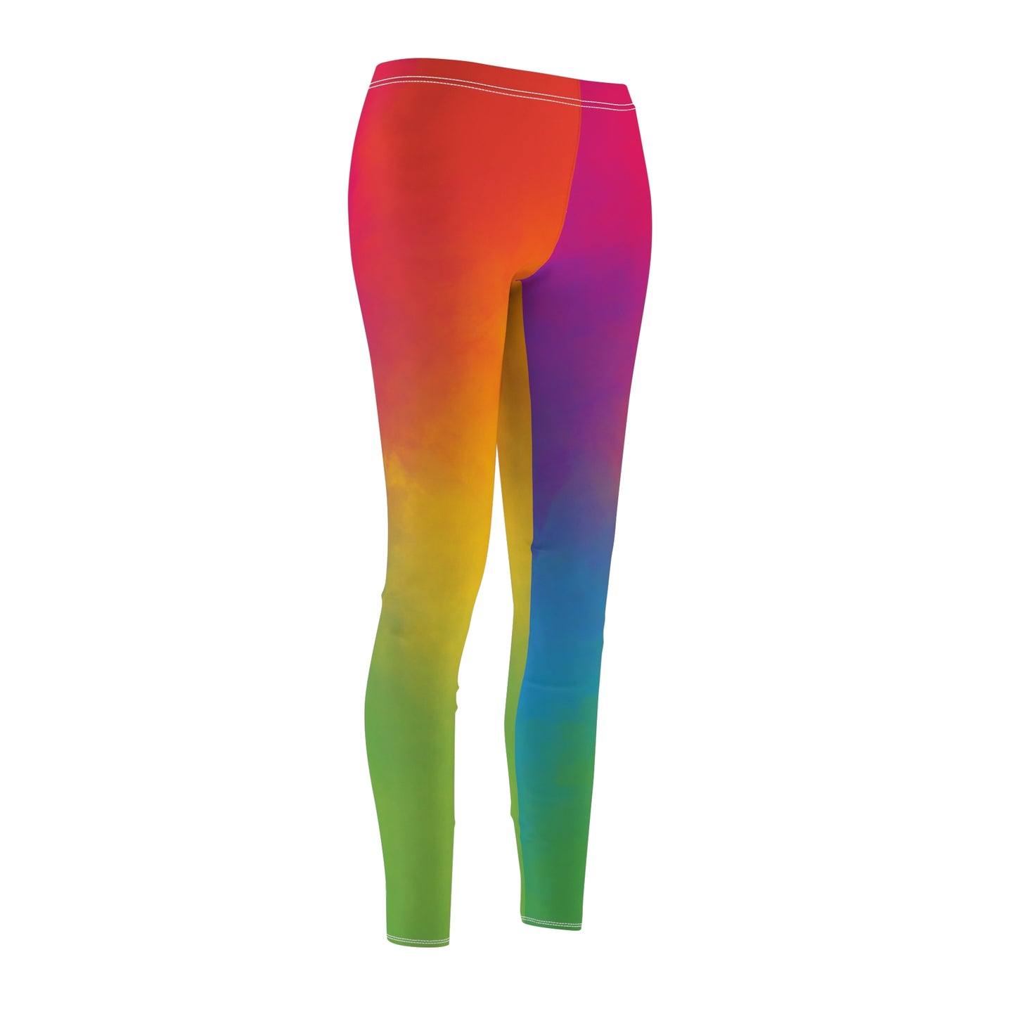 Rainbow Ombre Women's Casual Leggings | Vibrant Activewear for Comfort & Style