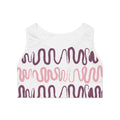 Abstract Waves Sports Bra - Stylish Athletic Wear for Yoga and Fitness