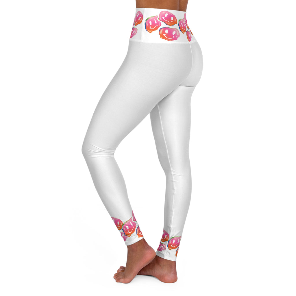 High Waisted Yoga Leggings (AOP)