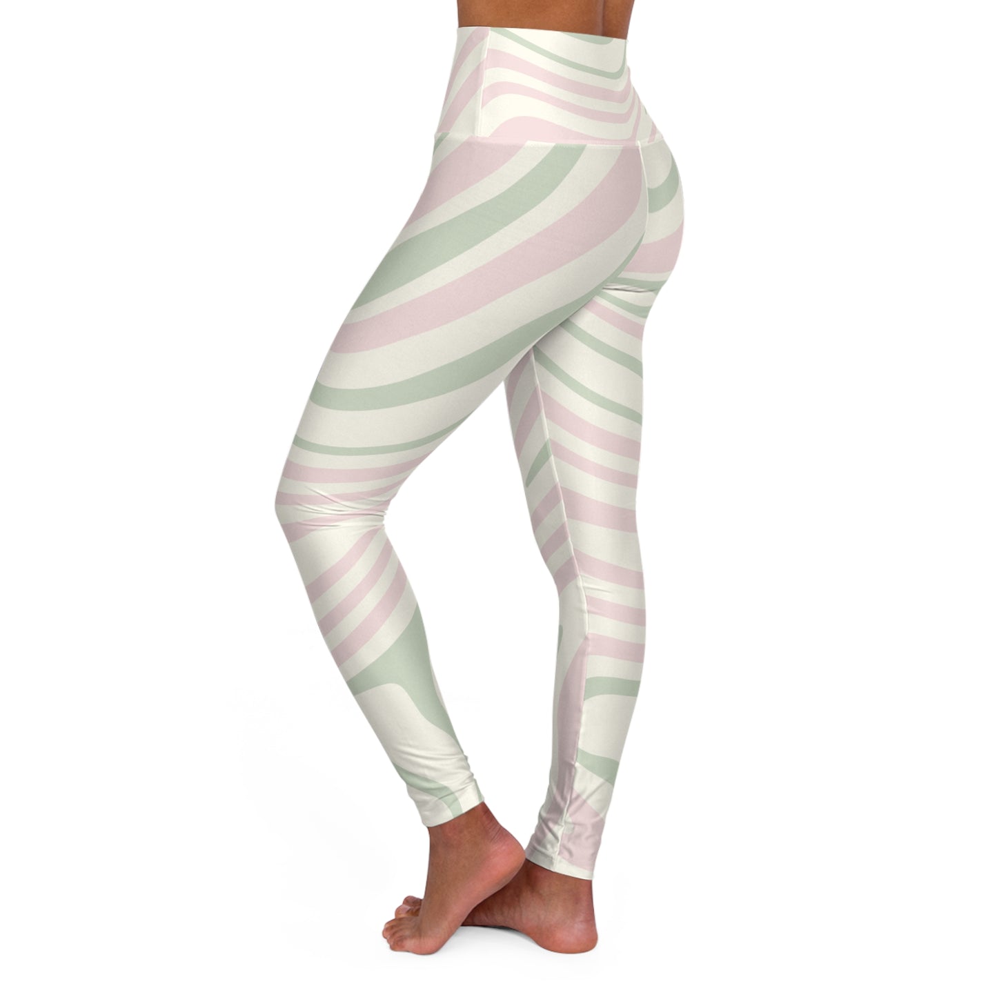 Zen Floral High Waisted Yoga Leggings for Comfort & Style