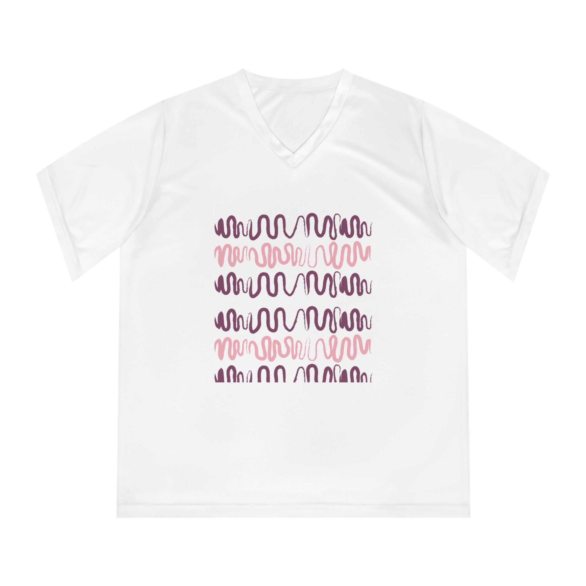 Vibrant Women's Performance V-Neck T-Shirt - Stylish Fitness Wear