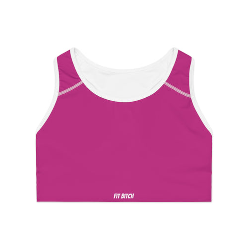 Bold Fitness Sports Bra for Active Women, Workout Gear, Gym Essential, Motivational Athletic Top, Stylish Exercise Wear