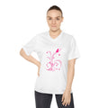 Floral Women's Performance V-Neck T-Shirt – Activewear for Fitness & Everyday