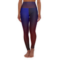 High Waisted Yoga Leggings - Gradient Ombré Comfort for Active Lifestyle