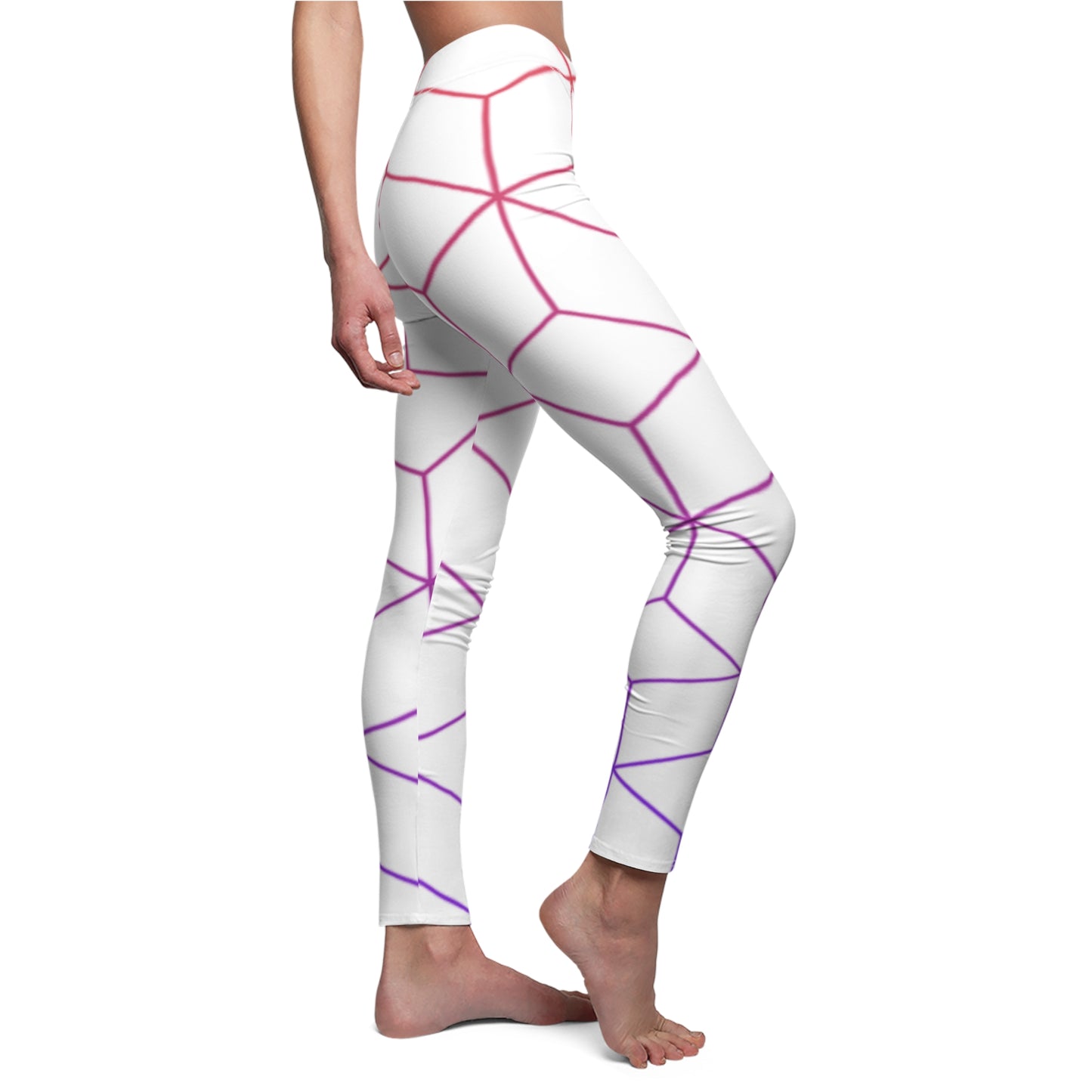 Geometric Print Women's Casual Leggings for Active Lifestyle