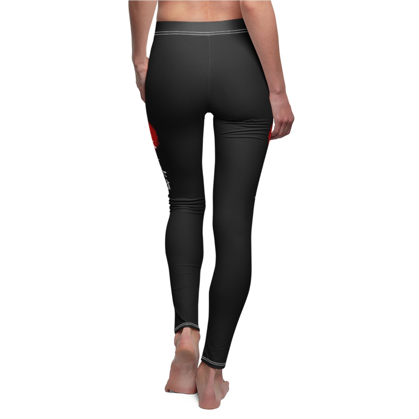 Stylish Women's Casual Leggings with Eye-Catching Graphic Design