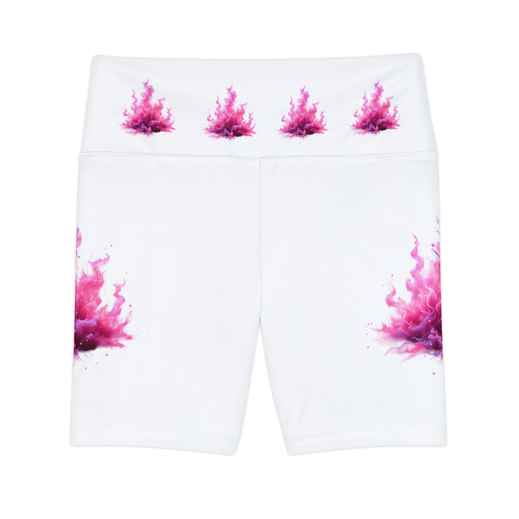 Pink flame Women's Workout Shorts