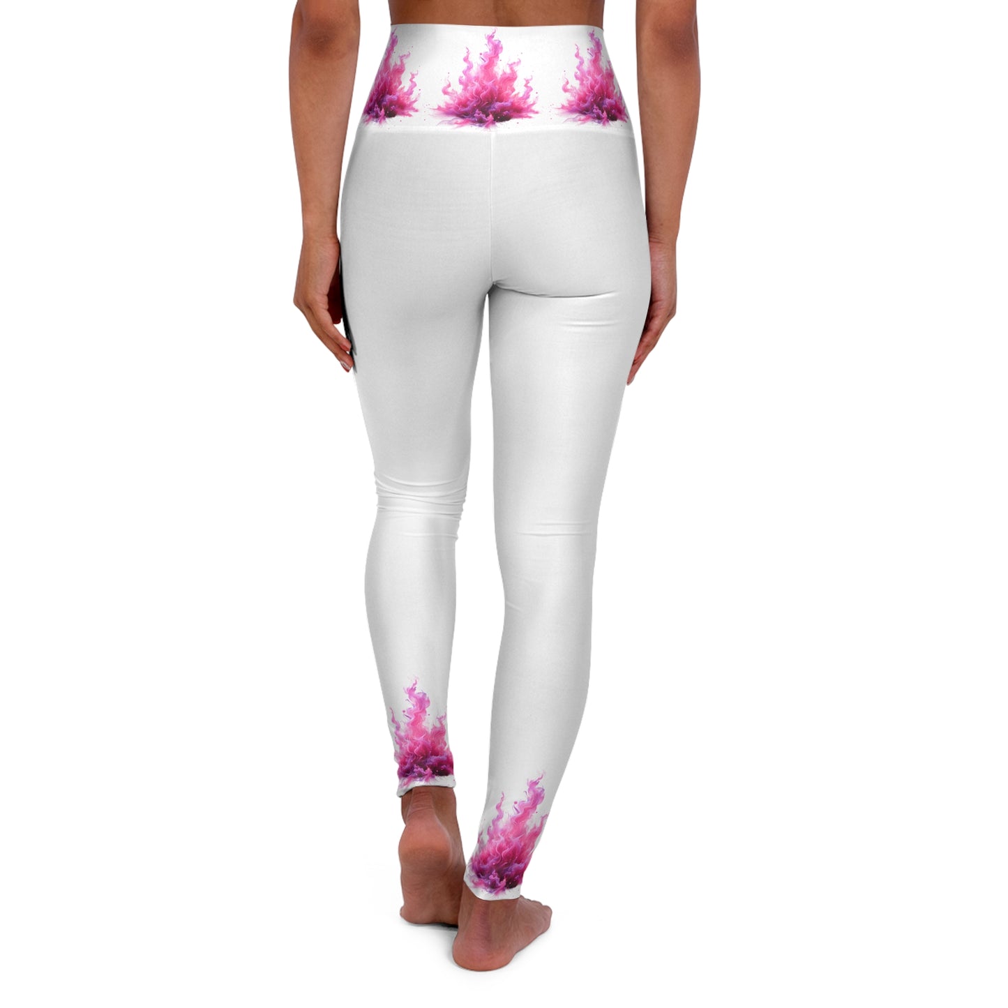 Vibrant High Waisted Yoga Leggings - Perfect for Fitness and Everyday Wear