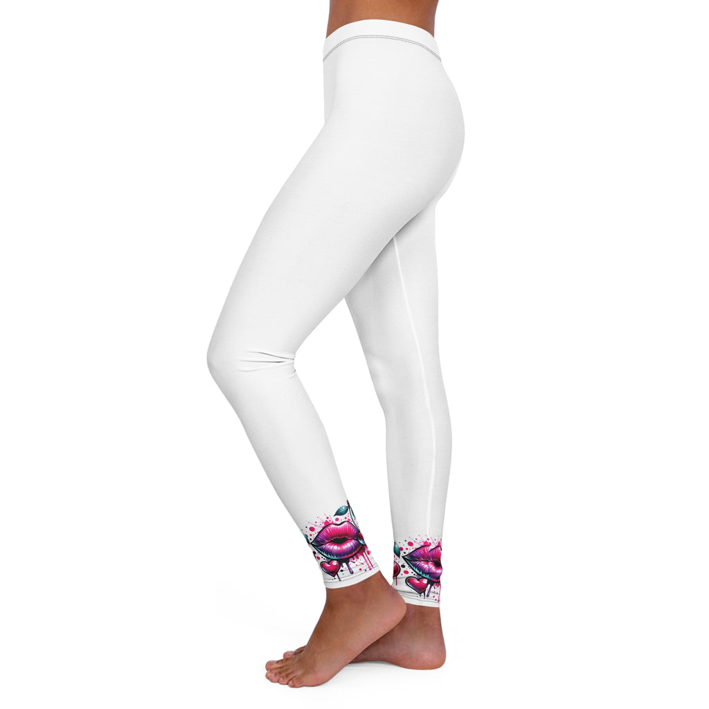 Women's Colorful Floral Spandex Leggings - Stylish & Comfortable Activewear