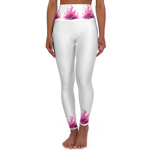 Vibrant High Waisted Yoga Leggings - Perfect for Fitness and Everyday Wear