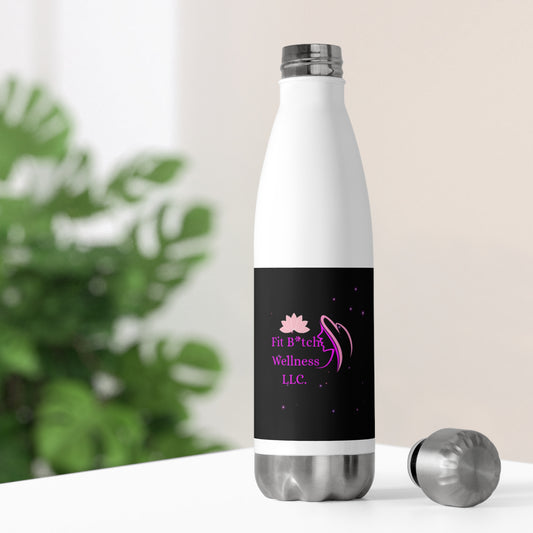Fit B*tch 20oz Insulated Water Bottle - Stylish & Functional Fitness Hydration
