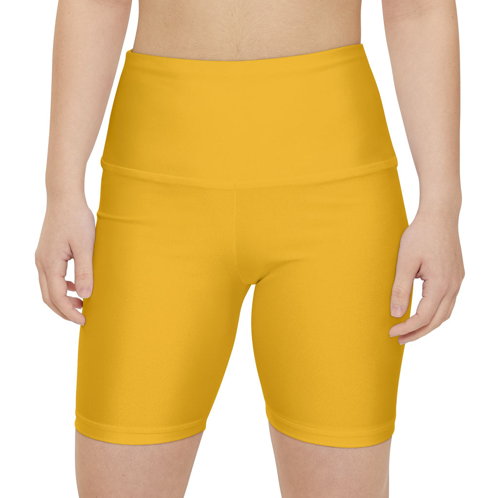 Golden Comfort Women's Workout Shorts, Fitness Shorts, Athleisure, Yoga, Running, Summer Activewear, Gift for Her