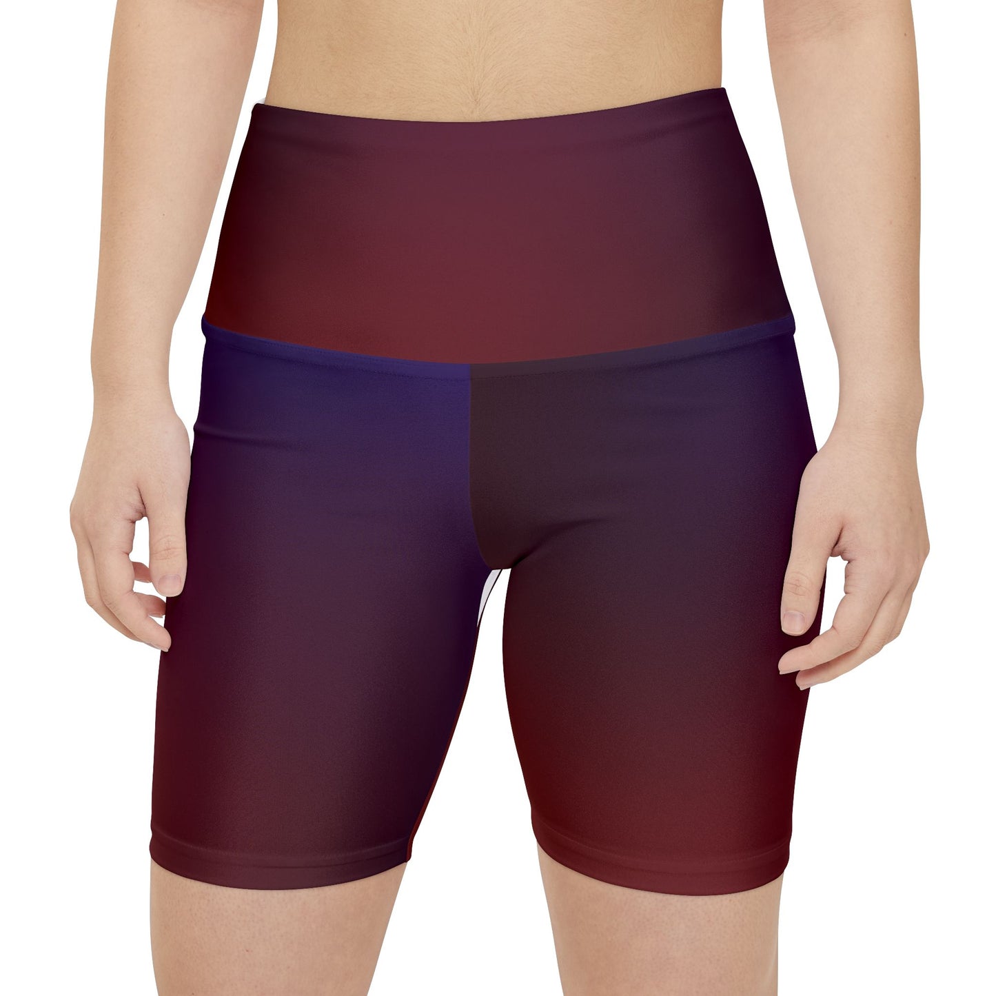 Gradient Women's Workout Shorts - Stylish Activewear for Fitness Enthusiasts