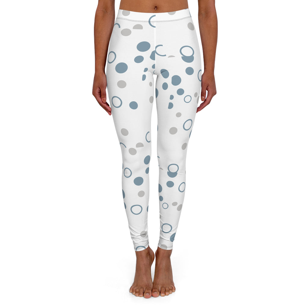 Chic Polka Dot Spandex Leggings for Women