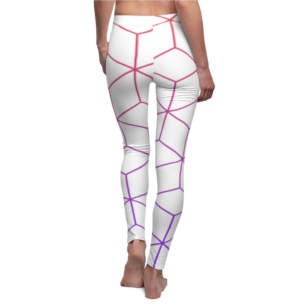 Geometric Print Women's Casual Leggings for Active Lifestyle