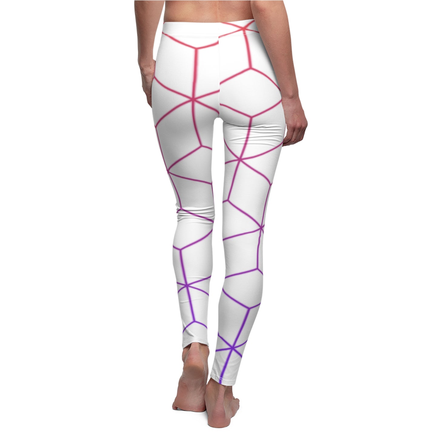 Geometric Print Women's Casual Leggings for Active Lifestyle