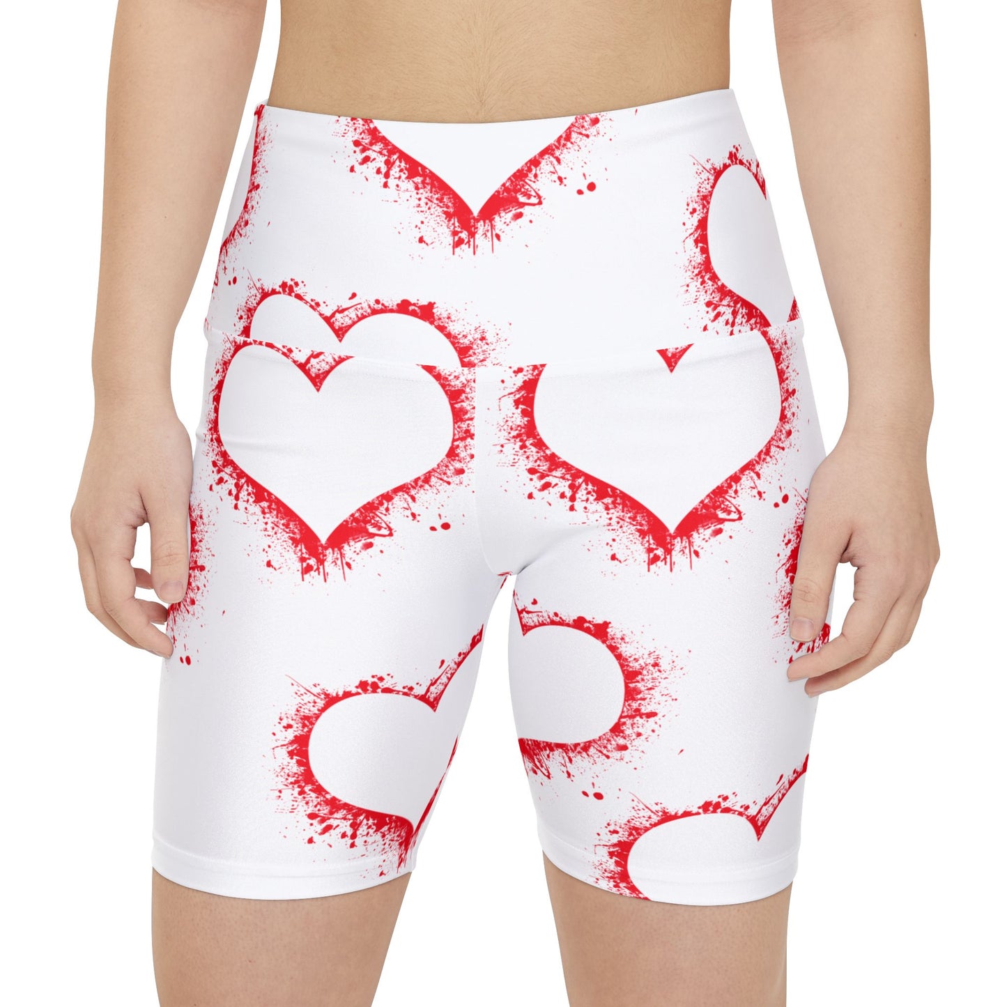 Love Heart Women's Workout Shorts