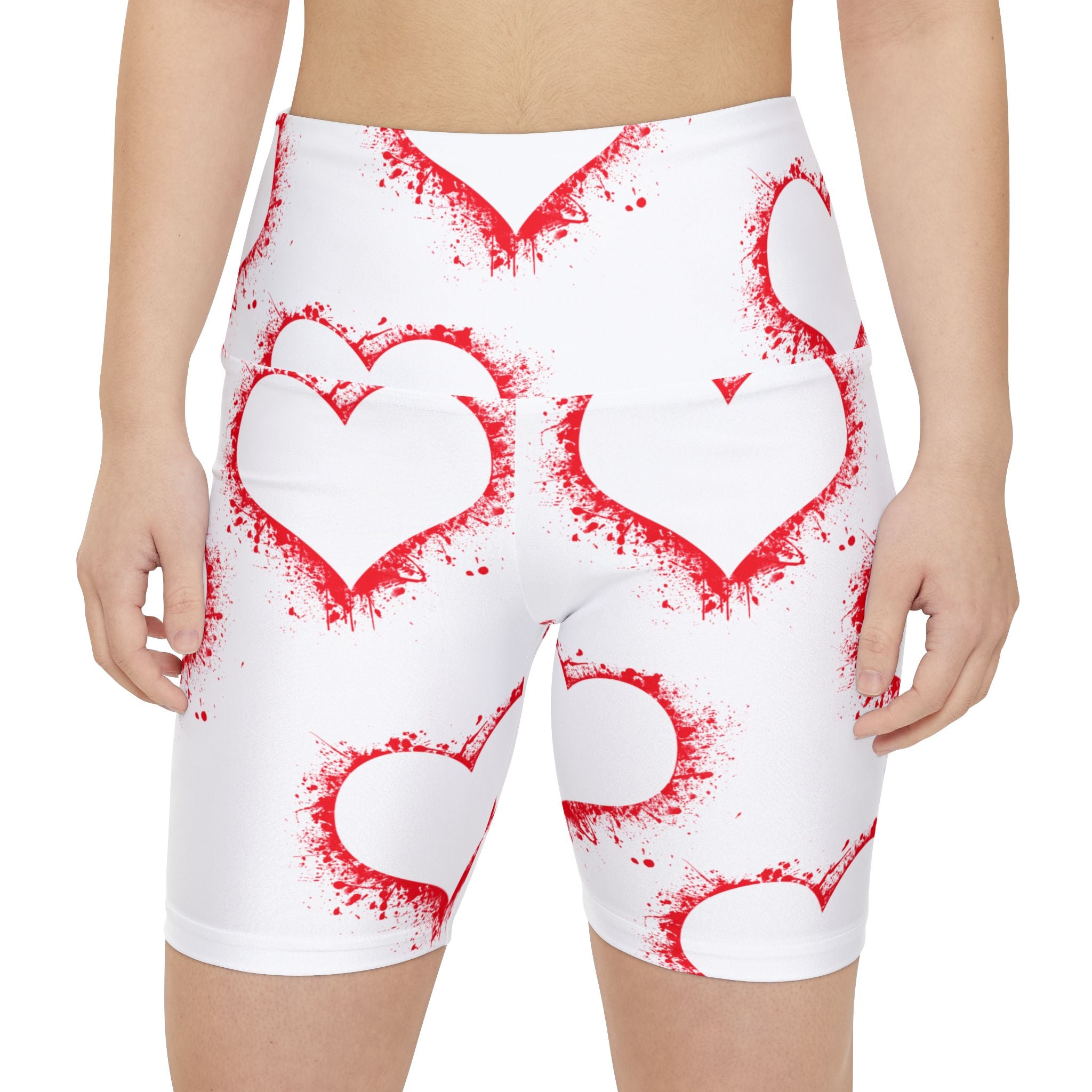 Love Heart Women's Workout Shorts