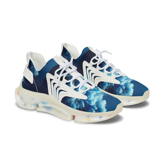 Women's Mesh Sneakers with Cloud Design - Stylish Athletic Footwear for Fitness, Casual Wear, Summer Outings, Gifts