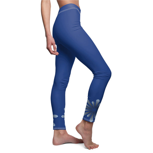 Floral Cut & Sew Casual Leggings for Women - Stylish Activewear