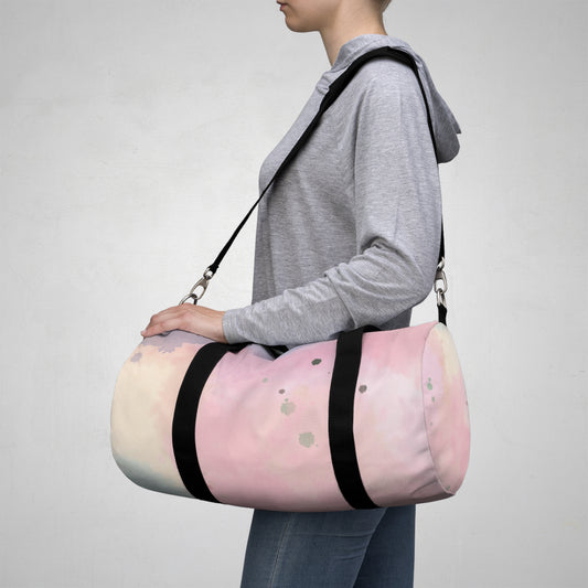Pastel Tie-Dye Duffel Bag - Stylish Gym & Travel Bag for Active Lifestyle