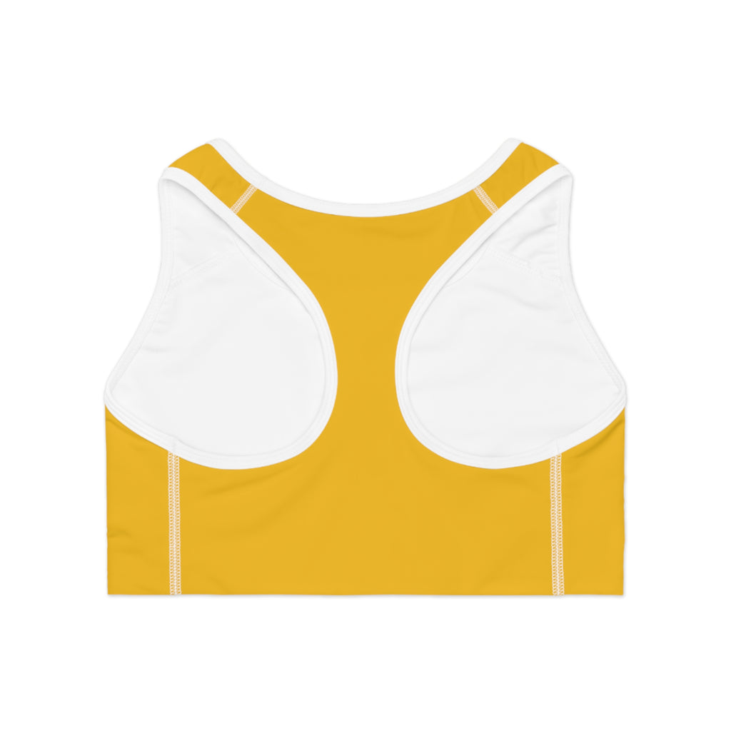 Cheerful Sports Bra for Active Women, Fitness, Workout Gear, Athletic Apparel, Gym Wear, Exercise Top