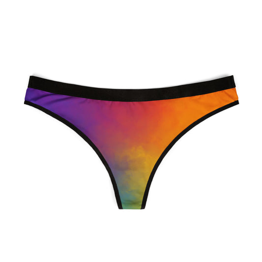 Vibrant Gradient Women's Thongs - Colorful Comfort for Everyday and Special Occasions