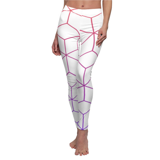 Geometric Print Women's Casual Leggings for Active Lifestyle