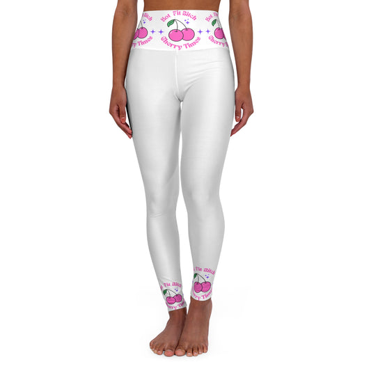 "Bad Fit Bitch" Designed high waisted leggings