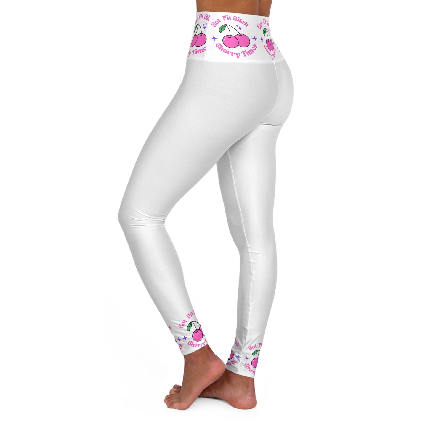 "Bad Fit Bitch" Designed high waisted leggings