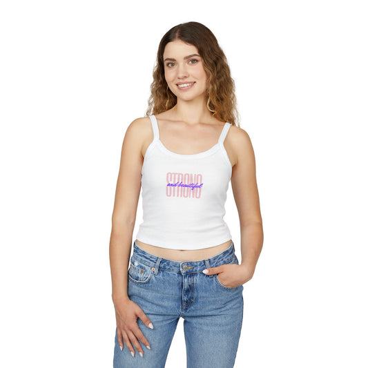 Strong and Beautiful Women's Spaghetti Strap Tank Top